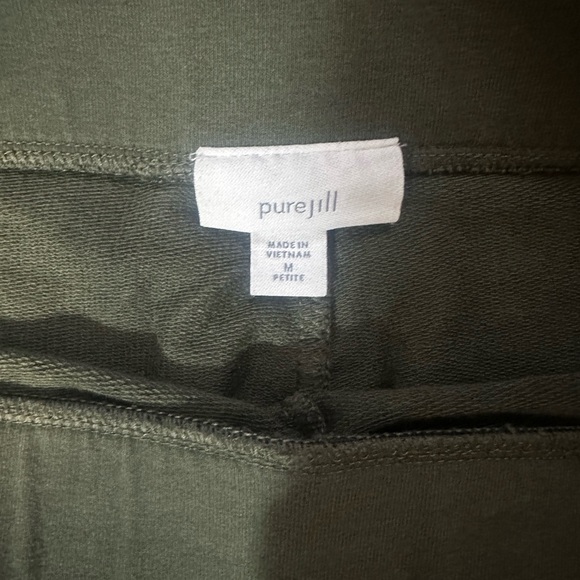 J. Jill Dark Green Track Pants - Picture 3 of 3